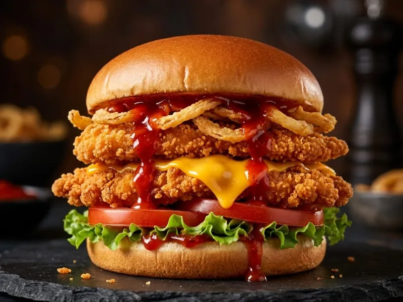 Burger le chicken-spicy